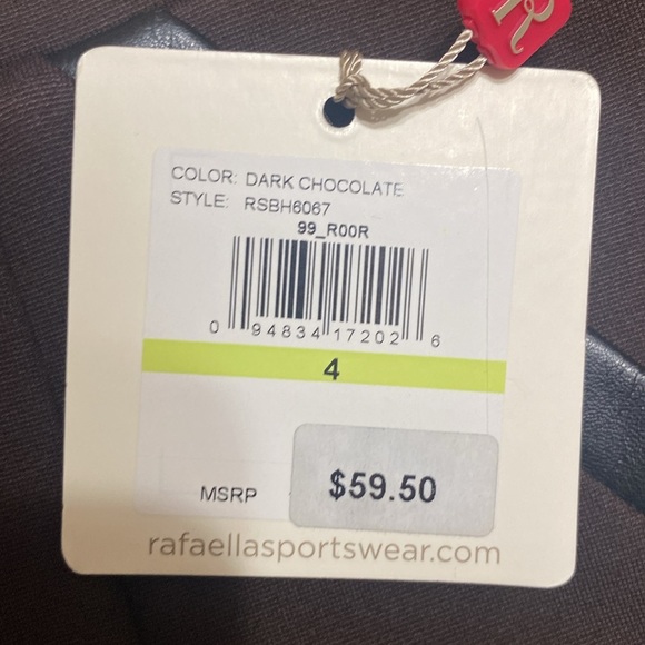 Rafaella dark chocolate brown dress pants size 4 NWT - Picture 8 of 10